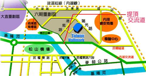 Map to Taiwan Hallmark Corp.